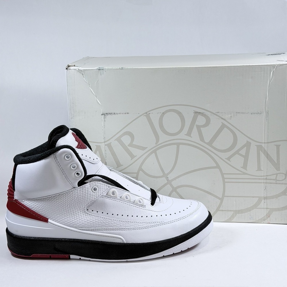 Nike Size 6.5 Mens Air Jordan 2 Retro OG Chicago (2022) DX2454-106 White